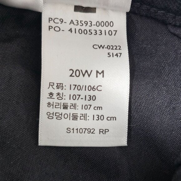 Levi's 94 Baggy Retro Straight Leg Jeans Cotton Dark Denim Women's 20W - Picture 14 of 16